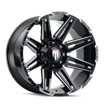 20X9 American Truxx Boom Black/milled Wheel 8X170 (-12MM). Fixed Price $354.45.