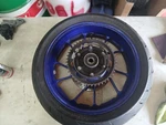 2015 Yamaha FZ-09 Rear Wheel Back Rim Tire Rotor Hub Oem 14-16 17X5.5. Fixed Price $200.00.