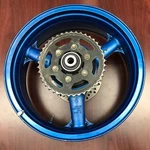 98 99 Kawasaki ZX9R Rear Wheel Rim With Rotor And Sprocket Straight Nice. Fixed Price $199.99.