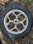 Bmw K75 K100 Rear Wheel Rim (straight) 2.75 X 17E (17" Bad Tire). Fixed Price $125.00.