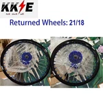 Kke 21/18 Wheels Rims Set For Yamaha YZ125 YZ250F YZ450F Blue Hub. Fixed Price $399.00.