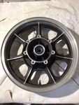 Kawasaki 1982-83 KZ550 Oem Rear Wheel 16X3 41073-1196-21. Fixed Price $99.99.