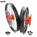 Kke 21/18 Cush Wheels Rims Set For Ktm Smc 690 2008-2011 Orange Enduro. Fixed Price $749.00.