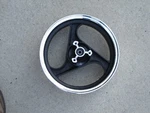 12" Gas Front Rim X2.50 For 150CC Scooters TPGS-824 In Black. Fixed Price $89.99.