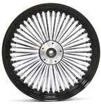 Fat Spoke 16" Rear Wheel Black 3.5 Harley Softail Fxstc Night Train. Fixed Price $376.15.