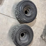 1989 Yamaha Moto 4 Yfm 250 Rear Wheels 25X12-9 Good. Fixed Price $289.00.
