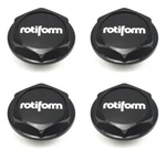 4X New Rotiform Gloss Black Hex Screw In Wheel Rim Center Caps 3-7/8" 32170-26UK. Fixed Price $208.00.