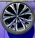 23 Bmw Wheel And Tire. Used. Original Rear From Factor. Fixed Price $400.00.
