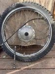 1975 - 1977 Honda Front Wheel Tire Rim Hub. Fixed Price $55.00.