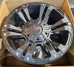 (qty 1) XD822 Monster Ii Matte/satin Black Wheel Rim 20X9 6X135/139.7 0MM. Fixed Price $314.49.