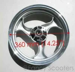 13" Aluminum Front Disc Type Rim Max 1350N MT3.50 J13 For 130/60-13 Tire. Fixed Price $88.23.