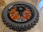 2016 Ktm 65SX Rear Wheel - Faster Usa Hub, Takasago Rim, Heavy Duty Spokes. Fixed Price $250.00.
