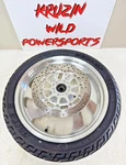 2007 Victory Kingpin Front Wheel Rim Tire 18X3.00 Brake Rotor Low Miles Oem Nice. Fixed Price $225.00.