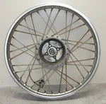1974 Kawasaki F7 175 Front Wheel Rim Hub Assembly Takasago 19X1.60 41034-020-80. Fixed Price $95.00.