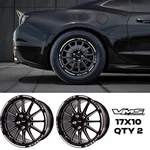 Vms Racing Blackhawk Drag Race Rims Wheels Rear 17X10 For 11-24 Chevy Camaro. Fixed Price $439.95.