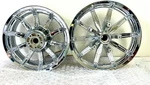 Harley Chrome Road King Flhr Impeller Wheels 14-21 Touring Exchange Program Flht. Fixed Price $1350.00.