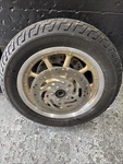 2003 Harley Davidson Flh Front Case Wheel 16" Gold Used 41183-03. Fixed Price $289.95.
