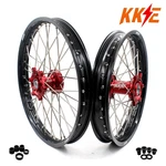 Kke 21/19 Mx Spoked Wheel For Suzuki RM125 2007 RM250 1996-2008 Red Off-road. Fixed Price $491.97.