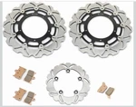 Front Rear Brake Disc Rotors Pads Kit For Yamaha R6 2017-2023 Yzf R1 2015-2023. Fixed Price $190.00.