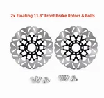 Floating 11.8 Front Brake Rotors Bolts For Harley Touring Street Glide Road King. Fixed Price $208.98.
