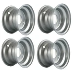 Set 6" Inch Silver Wheel 3 Stud Rims For 145/70-6 Tire Atv Quad 125CC. Fixed Price $154.89.