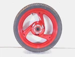 1993-1994 Yamaha Red Cast Front Wheel Rim & Hub W/ Tire. Fixed Price $99.95.