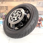 00-23 Harley Touring Airstrike Front Wheel Gloss Black Ultra Street Glide 18X3.5. Fixed Price $299.99.