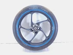 Triumph Street Triple Daytona Black & Blue Pinstripe Front Wheel Rim Tire. Fixed Price $259.95.