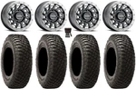 Raceline Squad Bdlk 15" Wheels Bk +38MM/+10MM 30" Bfg KM3 Tires Honda Talon. Fixed Price $2226.62.