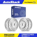 Front Rear Drilled Slotted Brake Rotors For Jeep, Grand Cherokee 2011-2021. Fixed Price $135.17.