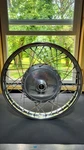 1970 Suzuki T250 Hustler Front Wheel Oem Takasago Japan 18". Fixed Price $69.00.