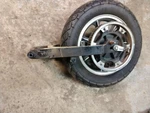85-90 Kawasaki 454 Ltd EN450A Oem Rear Back Wheel Rim Swing Arm 41073-1303-21. Fixed Price $100.00.