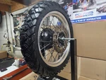 08-18 Kawasaki Klr 650 Rear Wheel Rim & Tire Straight 17X2.5 41025-1445-WC. Fixed Price $325.00.