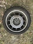 1982 Honda Goldwing Front Wheel Rim Tire 120/90-18 18X2.50. Fixed Price $129.00.