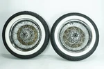 2006 Harley Softail Deluxe Front Rear Wheel Rim Tire Spoked MT90B16 MU85B16 16". Fixed Price $599.00.