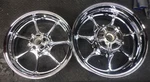Suzuki Hayabusa 2023+ Chrome Plated Factory Wheel Set - Outright Purchase. Fixed Price $1799.99.