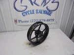 2016 Kawasaki EX650 Black Front Wheel. Fixed Price $195.00.