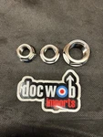 Yamaha YZF250 2019-2024 Docwob Titanium Axle Nut Kit Front Rear Swingarm TI5051A. Fixed Price $54.51.