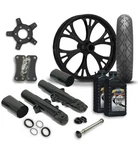 Rc 21 Majestic Wheel Tire & Complete Black Front End Package Harley 14-19 Flh. Fixed Price $2499.95.