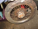 1982 Kawasaki KZ750 Csr Front Wheel Rim Hub. Fixed Price $125.00.