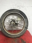 Indian Mini Bike SE-74 Front Wheel Complete With Brakes. Fixed Price $49.95.