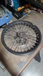 Zero Motorcycles Ds Front Wheel 19". Fixed Price $95.00.