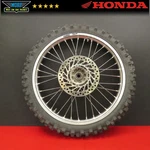 2008 Honda CRF450R Front Wheel Hub Rim Spokes Tire Rotor Oem 06-08. Fixed Price $80.75.