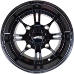 Ams Tires Wheel Black 14X8 4/137 0230-0861. Fixed Price $162.95.