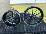 2013-17 Harley-davidson Softail Breakout Wheels Fxsb Front And Rear 18X8 -21X3.5. Fixed Price $1050.00.