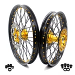 Kke 21/18 Wheels Rims Set Fit Suzuki RM125 RM250 1996-2000 Discs Cnc Gold Nipple. Fixed Price $749.00.