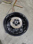 2010 Aprillia Rsvr Rear Wheel. Fixed Price $245.00.