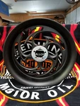 Rc Components Harley Davidson Touring Savage Matte Rear 16" Wheel. For 200 Tire. Fixed Price $699.00.
