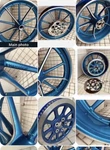 Harley Breakout Wheels Mag 2013 -24 Oem Custom Metallic Blue Fxbr Rim Exchange. Fixed Price $799.00.