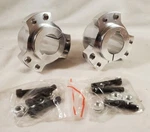 1" Rear Wheel Hubs, Silver, Go Kart Racing Drift Trike Cart American. Fixed Price $39.95.